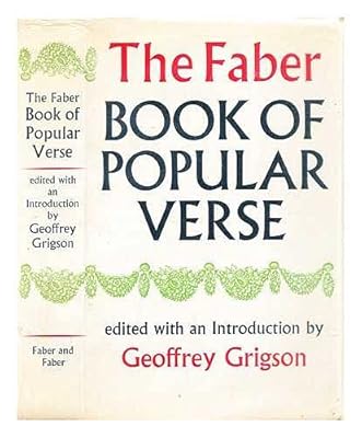 The Faber book of popular verse;
