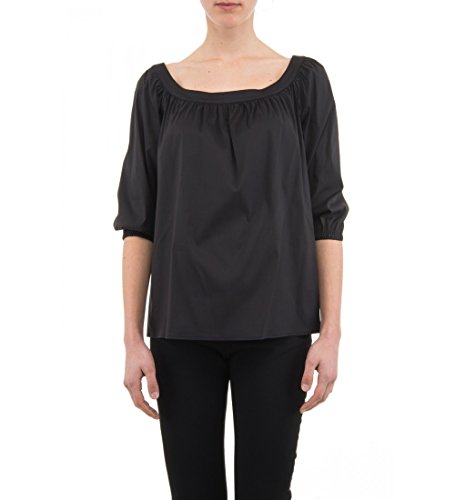 

Miu Miu Women's Mt1146 G10 F0002 Stretch Balck Cotton Top