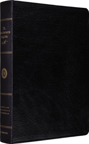 ESV MacArthur Study Bible (Genuine Leather, Black) by John MacArthur