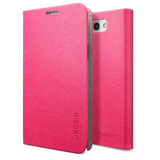 【+国内正規代理店品+】+SPIGEN+SGP+Galaxy+Note+2+合皮+レザー+ケース+HARD+BOOK+【+アザレア・ピンク+】+SGP09616