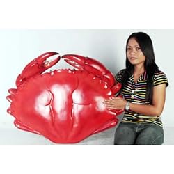長さ87cｍ！巨大カニ（Ｃｒａｂ）フィギュア（等身大フィギュア）