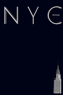 NYC Chrysler building midnight black grid style page notepad $ir Michael Limited edition: NYC Chrysler building midnight black grid style page notepad $ir Michae
