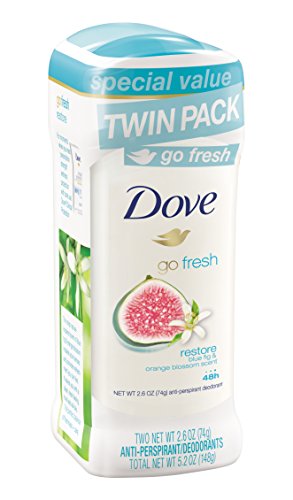 Dove go fresh Restore Anti-Perspirant Deodorant 2.6 oz, Twin Pack