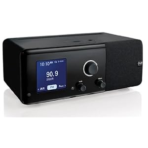 Cue Acoustics Model r1 Table Radio with iPhone/iPod Dock and Dual Alarms (Black)