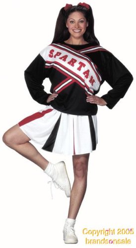 SNL Spartan Cheerleader Costume - One Size - Dress Size 4-14