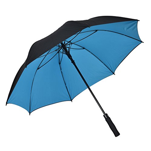 Atree Auto Open Straight Umbrella 62inch Dual Layer Windproof Big Outdoor Golf Umbrella with 8 Ribs, Durable and Strong Enough, Carrying Bag included