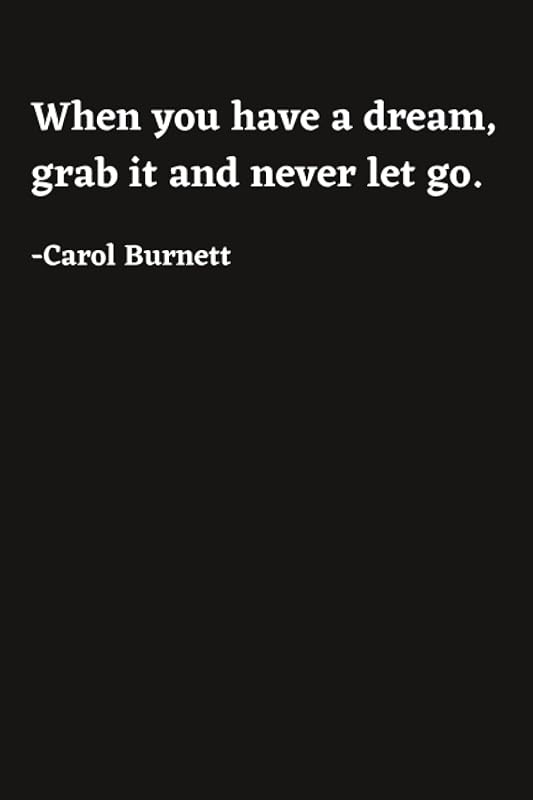 Never Let Go of Your Dream: Inspiration Lined Journal by Samantha Sell