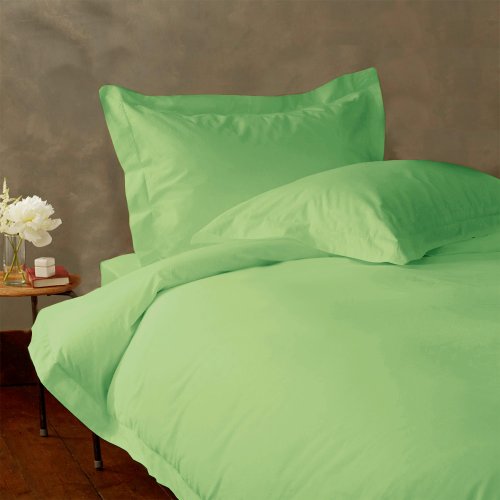 

LACASA BEDDING 500 TC Egyptian cotton Fitted sheet 18" Extra Deep Pocket Italian Finish Solid ( Short Queen ( RV-Bunk ) , Sage )
