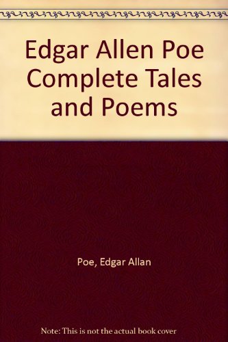 EDGAR ALLEN POE COMPLETE TALES AND POEMS By Edgar Allan Poe - Hardcover *VG+*