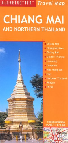 Globetrotter Travel Map Chiang Mai and Northern Thailand by Globetrotter