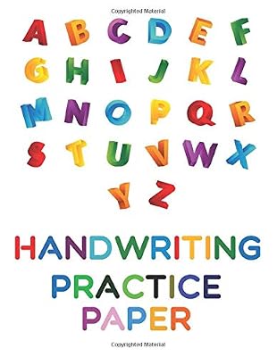 Handwriting practice paper: 120 Blank handwriting practice paper with dotted lines