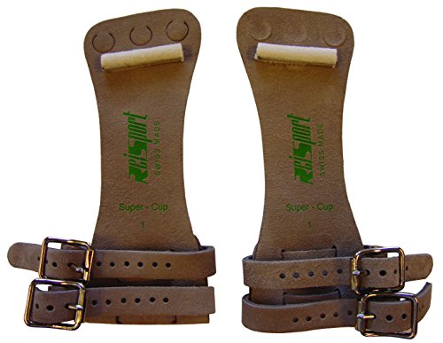 

Reisport Men's High Bar Grips - Double Buckle