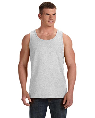 Fruit Of The Loom Men's Two Needle Hemmed Bottom Tank Top