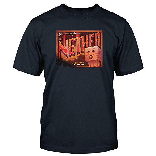 Minecraft Men's Nether Postcard T-shirt