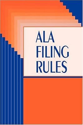 ALA Filing Rules