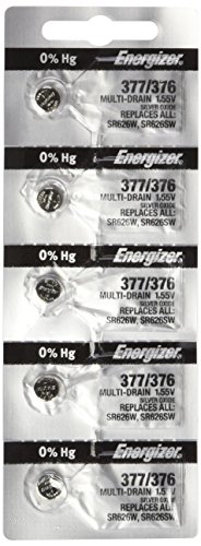 Energizer 377-376 1.55v #377/376 Watch/Calculator Battery (5 Pack) Personal Healthcare / Health Care