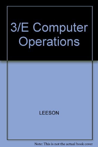 Computer Operations: Procedures and Management by Marjorie Leeson