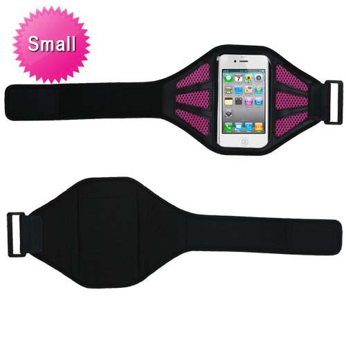

MYBAT Vertical Pouch Universal Black Sport Armband (with Hot Pink Mess Ports)(401)(NO Package) for APPLE iPhone 4S/4 APPLE iPod touch (4th generation) APPLE iPhone 3GS/3G SAMSUNG R920 (GALAXY ATTAIN 4G) SAMSUNG T769 (Galaxy S Blaze 4G) SAMSUNG I777 (Gala