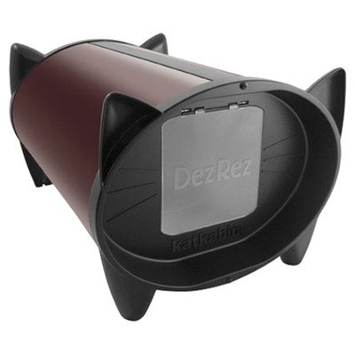 

Outdoor Cat House Doors: Double Door, Color: Chocolate Brown