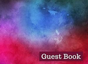 Guest Book: Blue Pink Watercolor Keepsake Guestbook for Wedding Showers, Baby Showers, Vacation Rentals, Holiday and Birthday Parties, Quinceañera, Celebration of Life, Etc. by Desired Creatives Guest Books