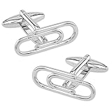 paper clip cufflinks