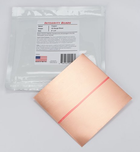 Algopix Similar Product 14 - Copper 28 Gauge Sheet - 6" x 6"