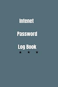 Internet Password Log Book: Website Book, Password Book