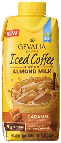 Gevalia Kaffe Iced Coffee with Almond Milk, Caramel, 11.1 fl oz