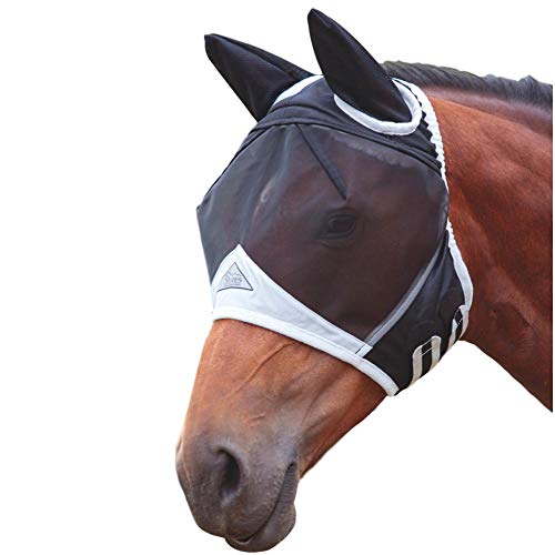 Algopix Similar Product 3 - Shires Fine Mesh Fly Mask with Ears