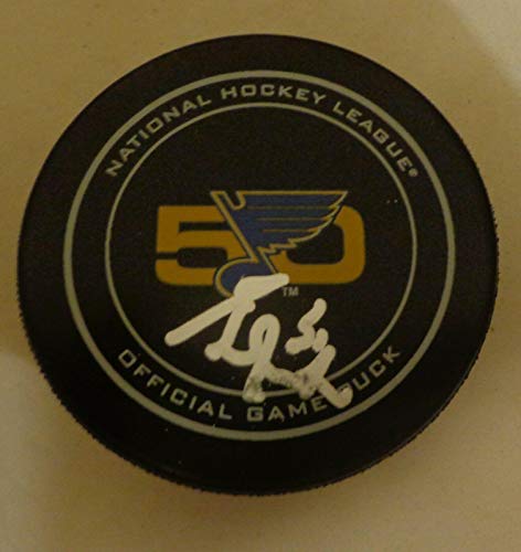 Algopix Similar Product 17 - Signed Grant Fuhr Hockey Puck  50th