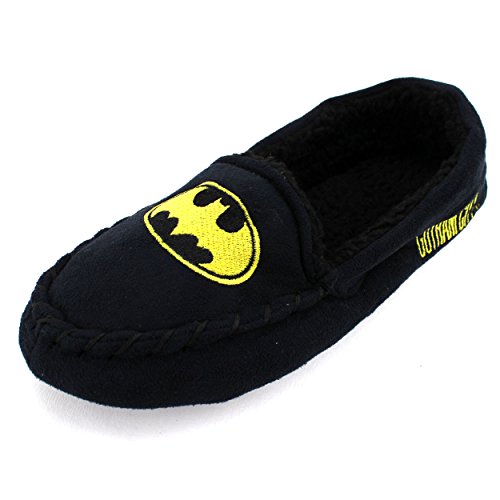 Batman Mens Womens Moccasin Slippers (Teen/Adult)