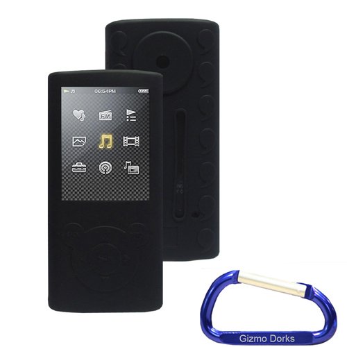 

Gizmo Dorks Soft Silicone Skin Case (Black) for the Sony Walkman E Series (NWZ-E353 / NWZ-E354) MP3 Player