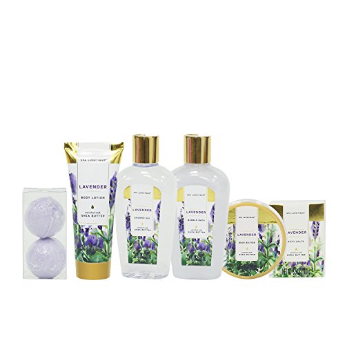 Algopix Similar Product 15 - Spa Luxetique Lavender Bath Gift Set