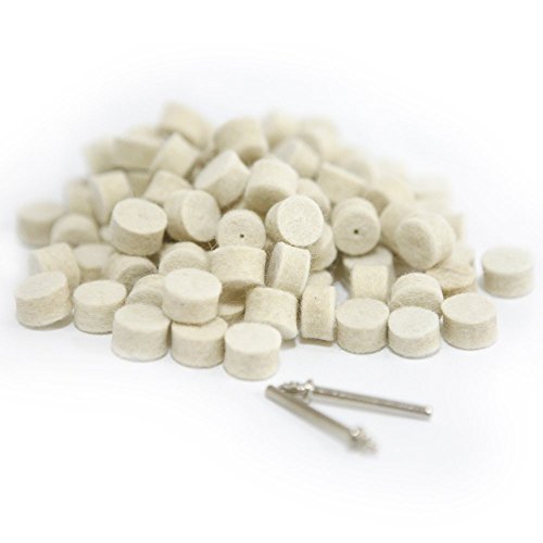 Algopix Similar Product 13 - 100pcs 12 13mm Shank Wool Felt