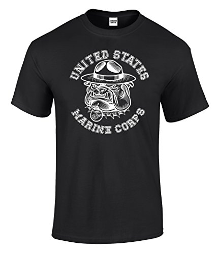 US Marines Sgt Carter Bulldog Graphic Officially Licensed T Shirt