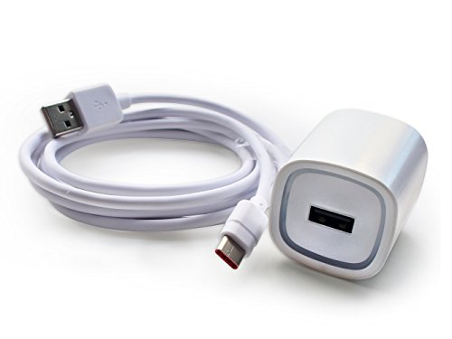 New Type C USB-C Home Wall Travel Charger for Motorola Droid Z/Z Force/Z Play Google Pixel XL Nexus 6P 5X LG G5 OnePlus2 - White