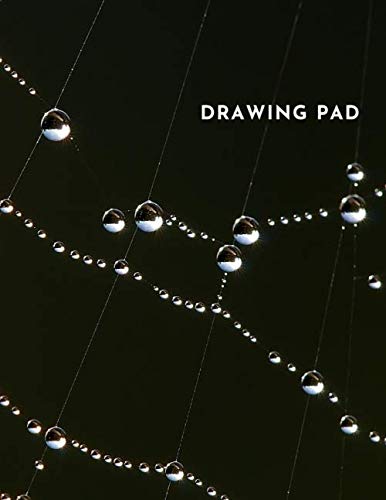 Spiderweb Drawing Pad: Simple Sketchbook, White Paper, Blank, 100 pages, 8.5 x 11 by Mr PAD
