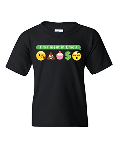 Artix I am Fluent in Emoji Unisex Youth T-shirt Tee
