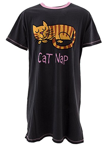 Lazy One Cat Nap Nightshirt for Women