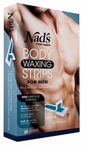 Nad's for Men Body Waxing Strips 20 ea