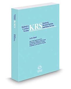 Baldwin's&reg; Kentucky Revised Statutes Acts Issue