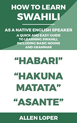 Algopix Similar Product 17 - HOW TO LEARN SWAHILI AS A NATIVE