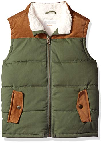 Algopix Similar Product 15 - Gymboree Boys Big Puffer Vest Olive