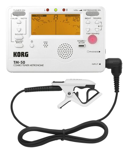 Algopix Similar Product 19 - Korg TM50 Metronome Tuner wClip on Mic