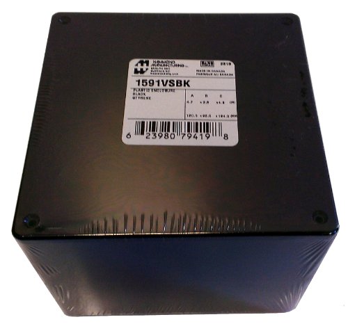 Hammond Manufacturing 1591VSBK STYRENE PLASTIC CASE (4.7