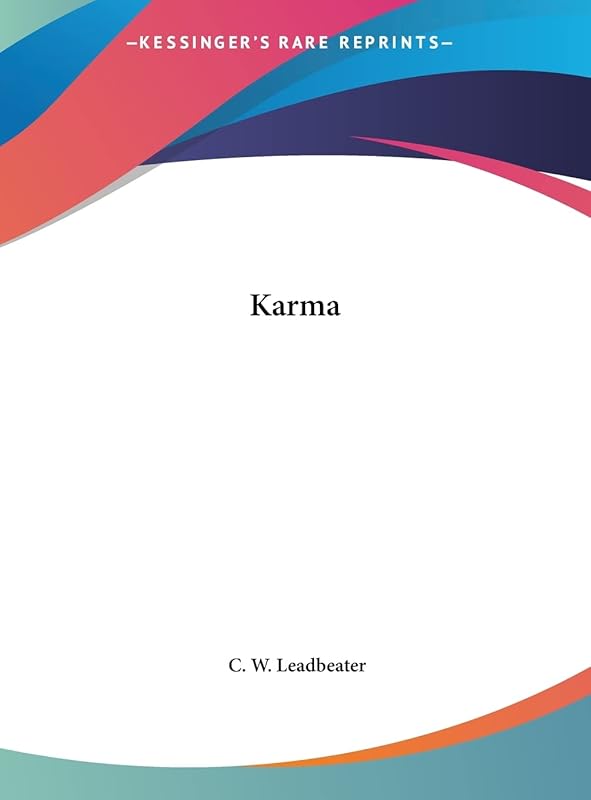 Karma by C W Leadbeater
