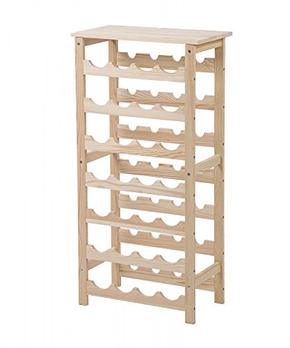 Algopix Similar Product 7 - FDW 28 Bottles Holder Solid Wood Wine