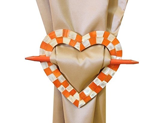 Algopix Similar Product 7 - Europatex Brooch Tieback, Orange