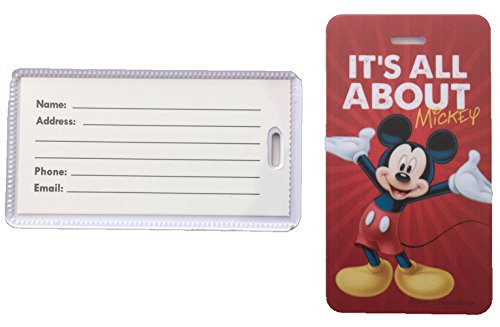 Disney Luggage/ Back Pack ID Tag (Red Micky All About You)