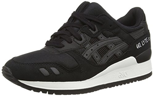 ASICS Gel-Lyte III - Zapatillas de deporte unisex, Negro (Black / Black 9090), 42.5